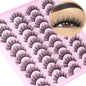 Kiromiro Wispy Faux Mink Kunstige Øjenvipper til Kvinder 14mm 14 Par