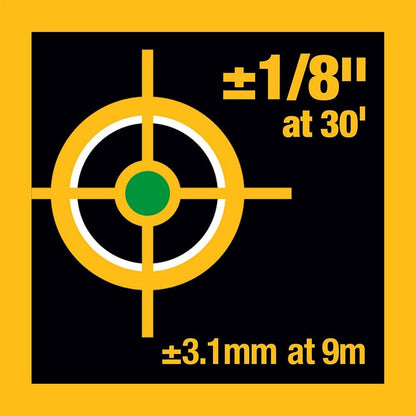 DEWALT Krydslaser 3x360 Grøn Laser 12V MAX DW089LG