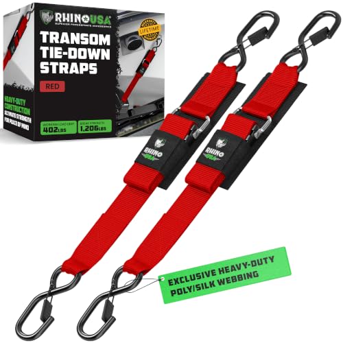 Rhino USA Bådtrailer Spændestropper 2 Stk. TRANSOM-STRAPS