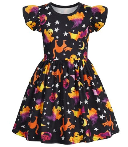 WonderBabe Piger Kjole A-Line Midi Casual