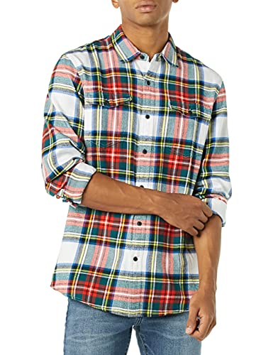 Amazon Essentials Herre Flannelskjorte Slim-Fit MAE25002FL18