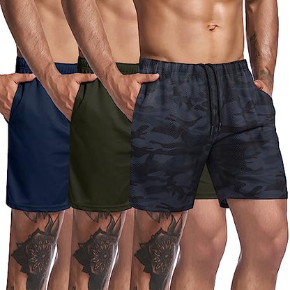 COOFANDY Herre Træningsshorts Mesh Athletic Letvægt