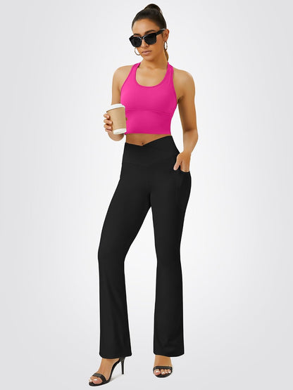 FOHOFO Flare Yogaleggings til Kvinder Xyyfo240122