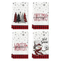 Artoid Mode Snemand Juleviskestykker 4 Stk. 43x66 cm