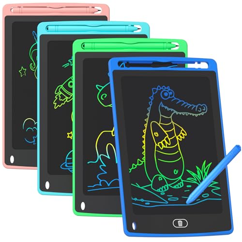 TQU LCD Skrivetablet Legetøjssæt 4 Dele 6GEY-1AEE-BGHT