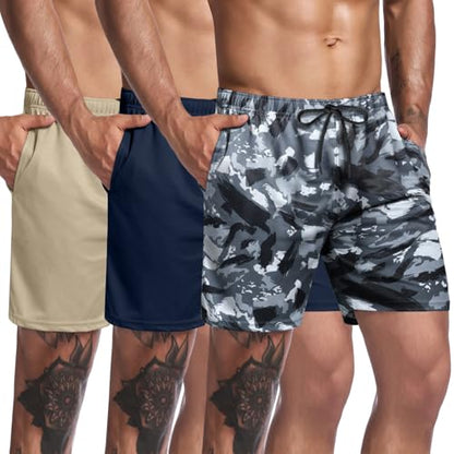 COOFANDY Herre Træningsshorts Mesh Athletic Letvægt