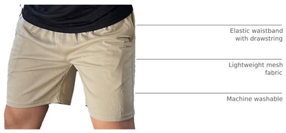 COOFANDY Herre Træningsshorts Mesh Athletic Letvægt