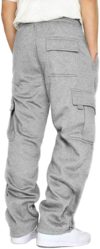 Herre Joggingbukser Cargo Fleece Løstsiddende