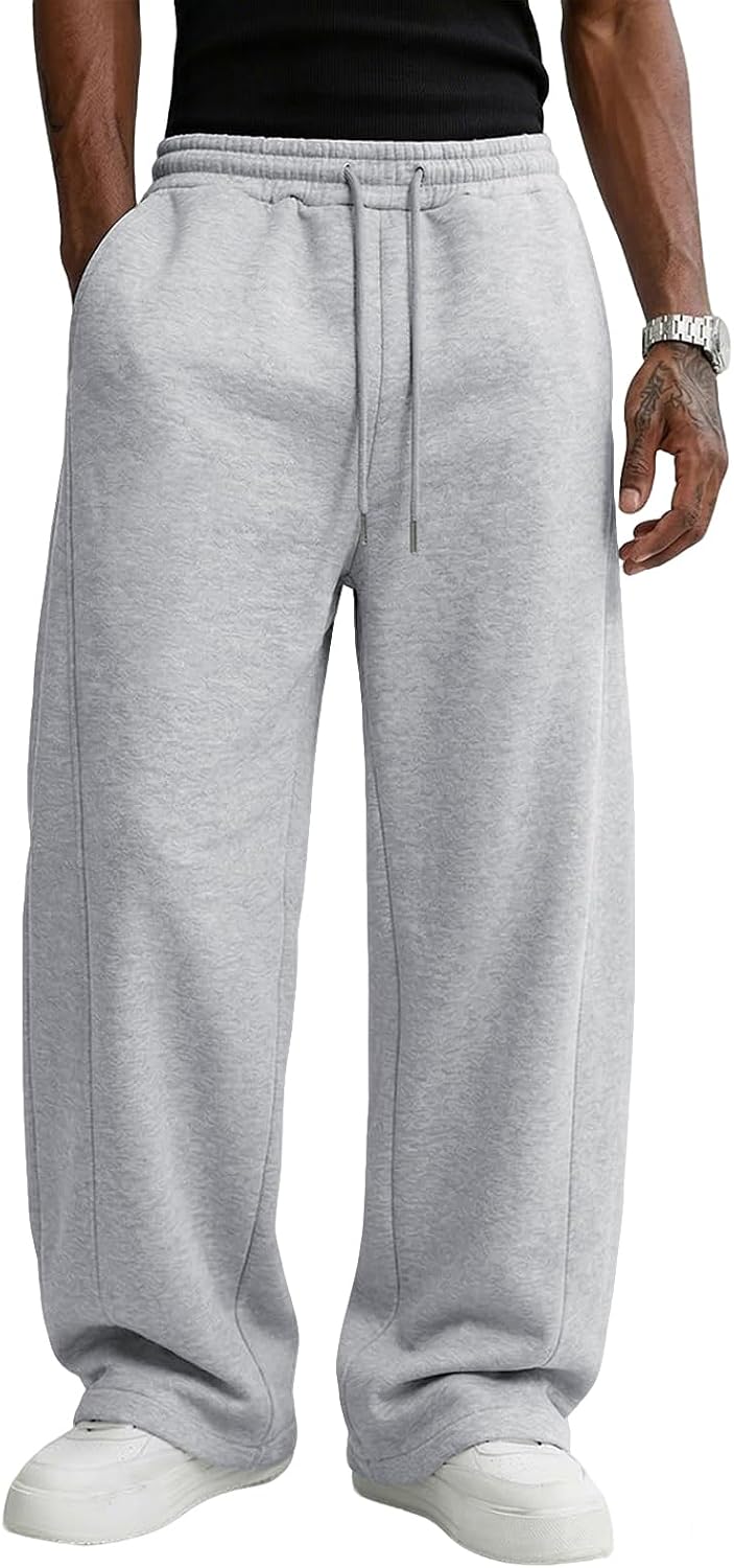 Wangdo Herre Joggingbukser Baggy Wide Leg