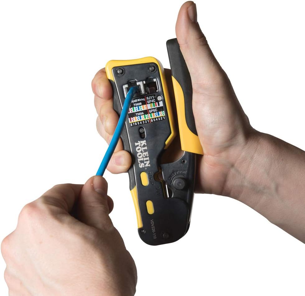 Klein Tools Skraldecrimptang til Modulære Datakabler VDV226-110
