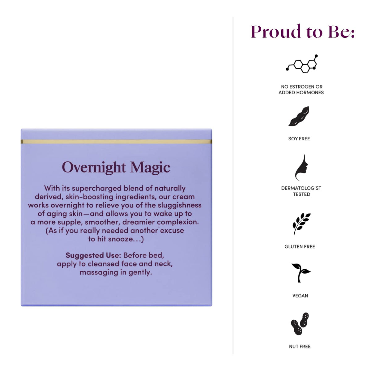 Womaness Overnight Magic Night & Day Face Cream til Kvinder 50ml