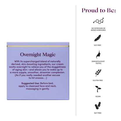 Womaness Overnight Magic Night & Day Face Cream til Kvinder 50ml