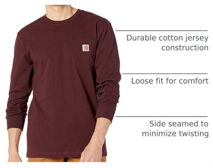 Carhartt Herre T-shirt Dearborn Loose Langærmet K126