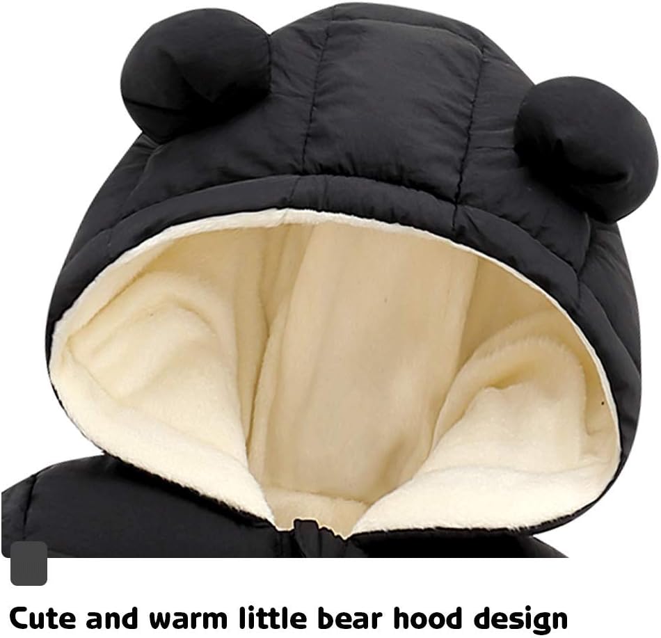 Fumdonnie Baby Flyverdragt Vinter Varm FBA004-BK66