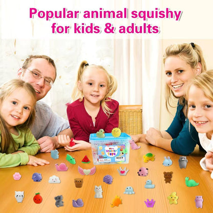 SquishiQ Kawaii Mochi Squishies Fidget Legetøjssæt