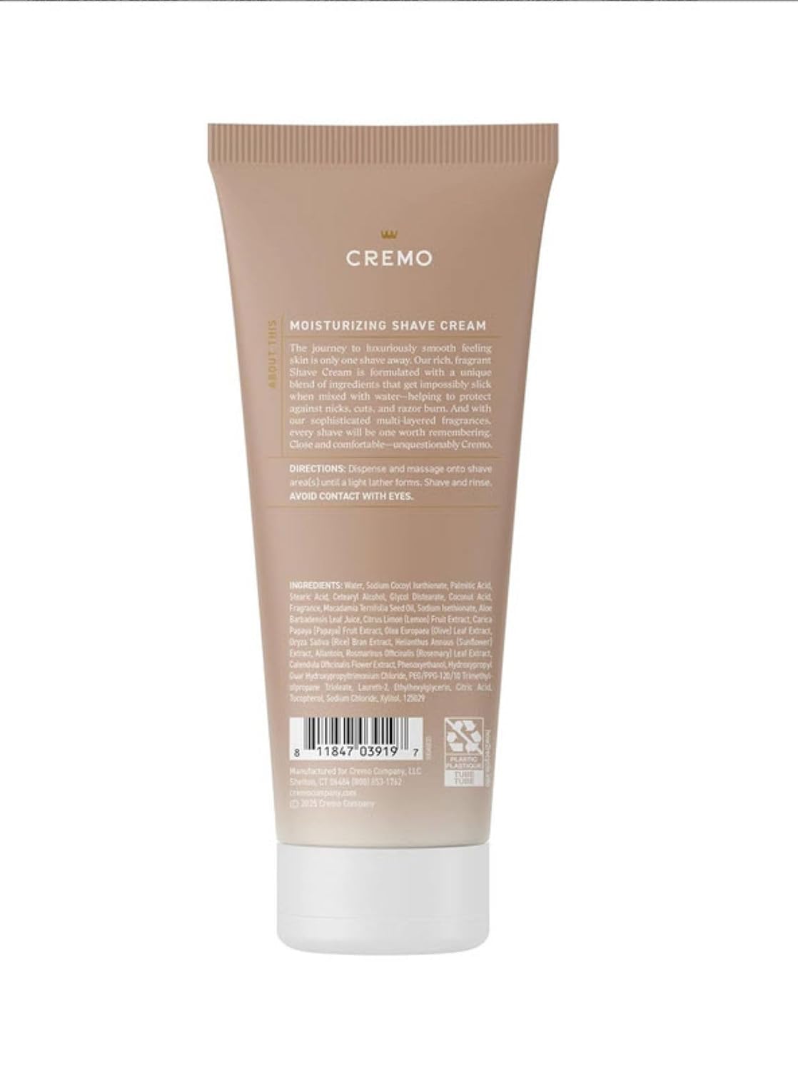 Cremo Shaving Cream Barbercreme til Kvinder