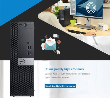 Dell OptiPlex 7070 SFF PC Intel Core i7-9700