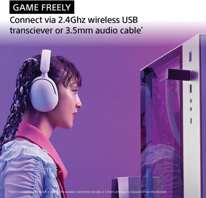 Sony INZONE H5 Trådløse Over-Ear Gaming Headset WHG500/W