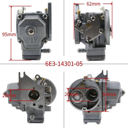 FITKITBT Karburator til Yamaha 4-5HK 6E0-14301-00