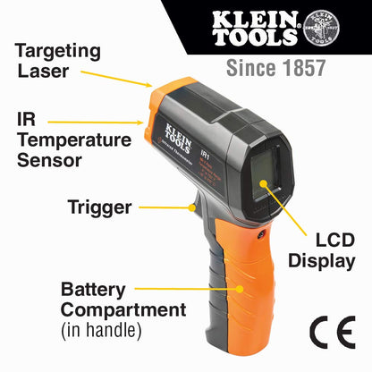 Klein Tools Infrarødt Termometer med Sigte Laser IR1