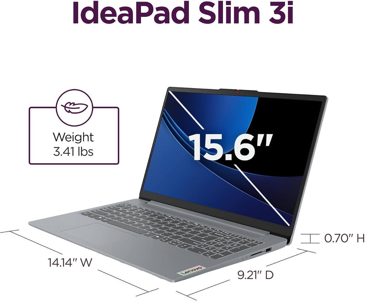 Lenovo IdeaPad Slim 3 15.6" Bærbar Computer Intel Core 3 N355