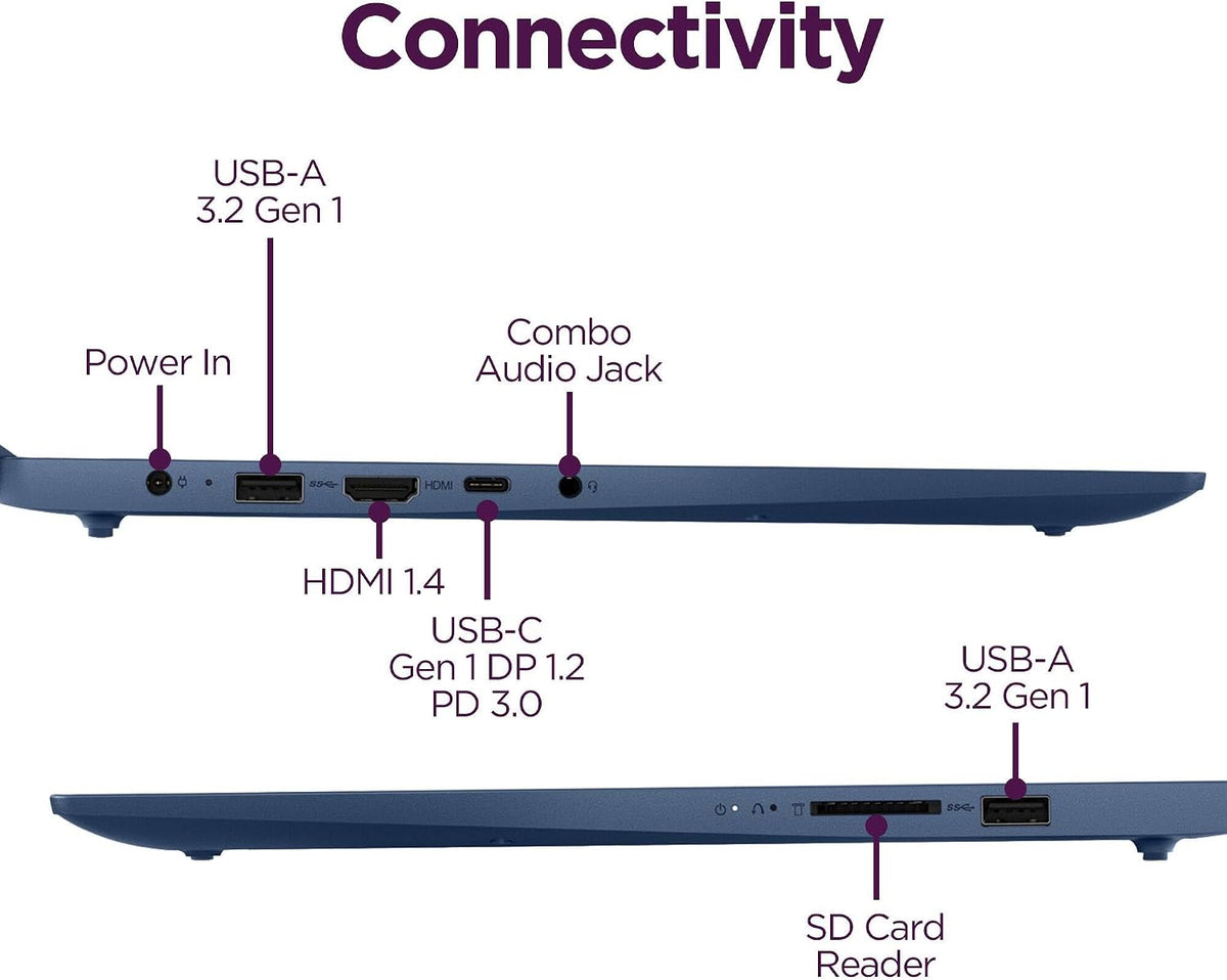 Lenovo IdeaPad Slim 3 15.6" Bærbar Computer Intel N150