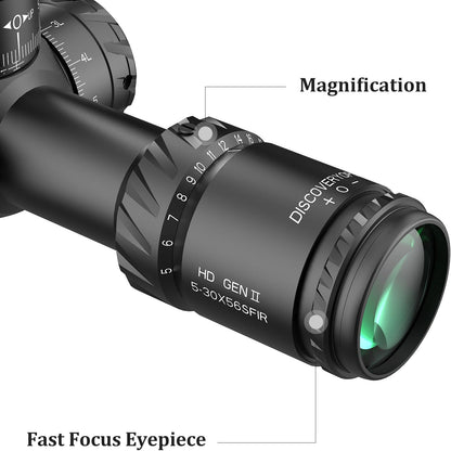DISCOVERYOPT Kikkertsigte HD 5-30x56 GEN2 PRS FFP 34mm