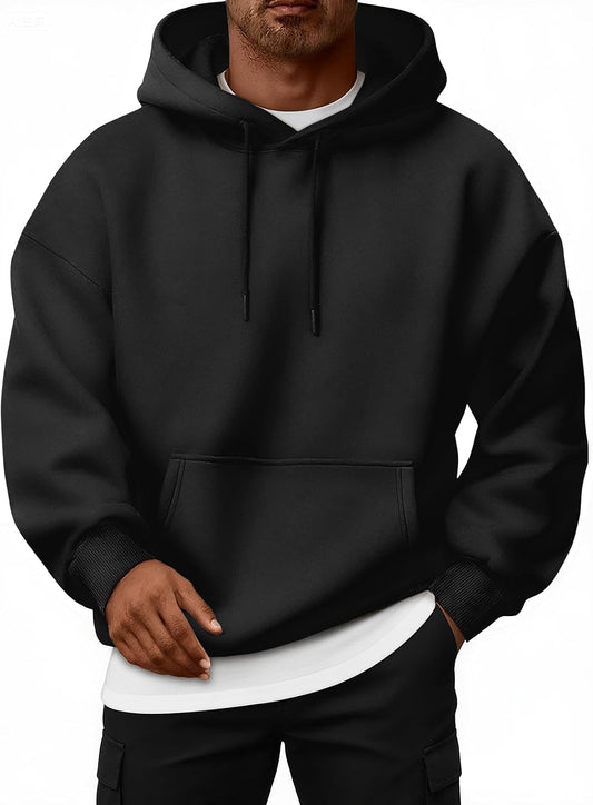 EF1466 Oversized Fleece Hættetrøje til Mænd