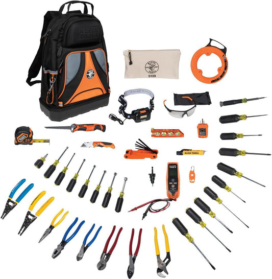 KLEIN TOOLS Værktøjssæt Med Rygsæk 41 Dele 80141