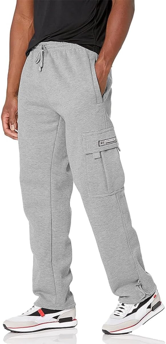 Herre Joggingbukser Cargo Fleece Løstsiddende