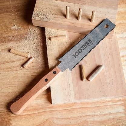 RUITOOL Japansk Ryoba Træksav Dobbeltsidet 15 cm