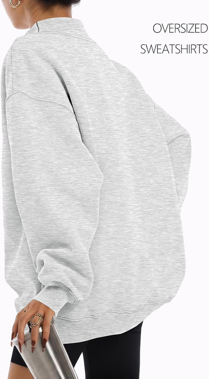Trendy Queen Mock Neck Sweatshirt til Kvinder