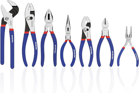 WORKPRO Tangsæt Ergonomisk Greb 7 Dele W001306A
