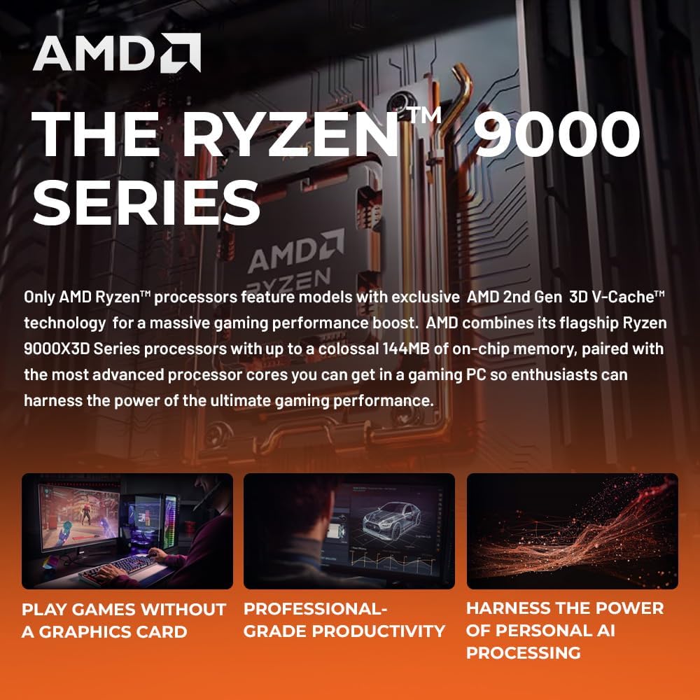 Skytech Gaming PC Ryzen 7 9800X3D RTX 5070 Ti