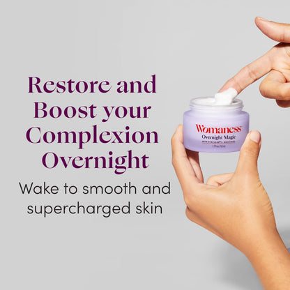 Womaness Overnight Magic Night & Day Face Cream til Kvinder 50ml