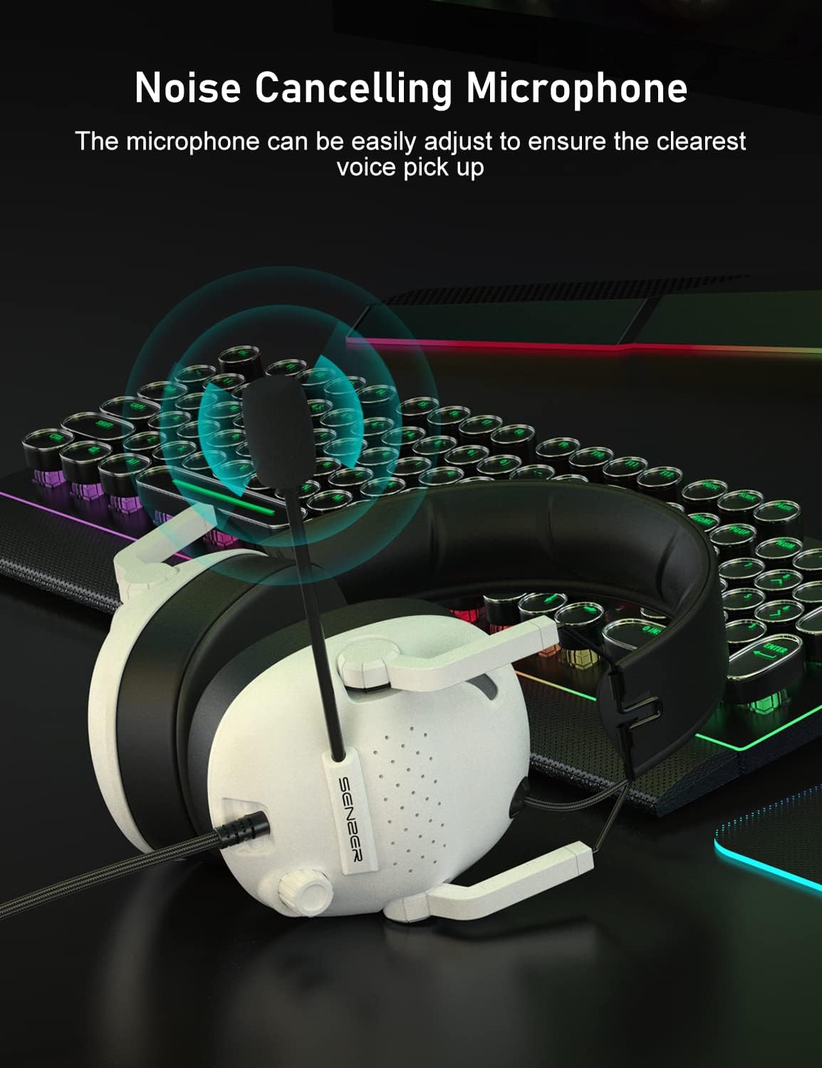 SENZER SG500 Kablede Over-Ear Gaming Headset