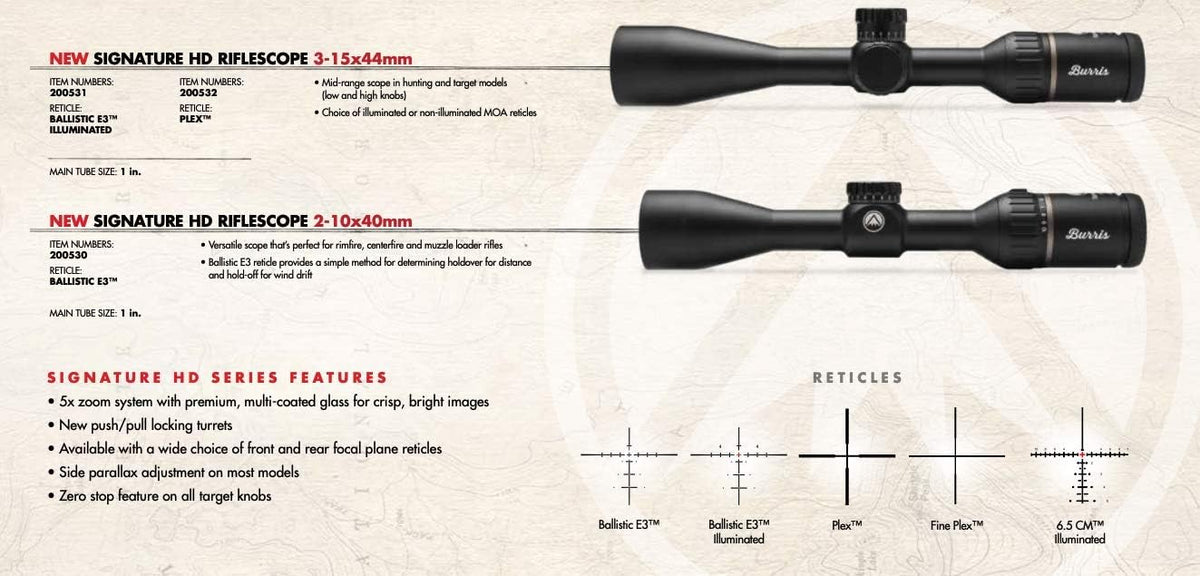 Burris Riffelsigte Signature HD 200534