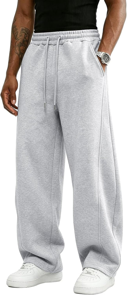Wangdo Herre Joggingbukser Baggy Wide Leg