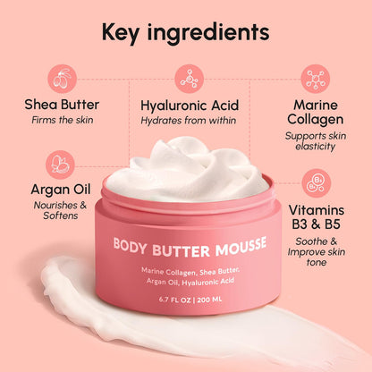 MAREE Shea Butter Body Butter Mousse Kropscreme 200ml