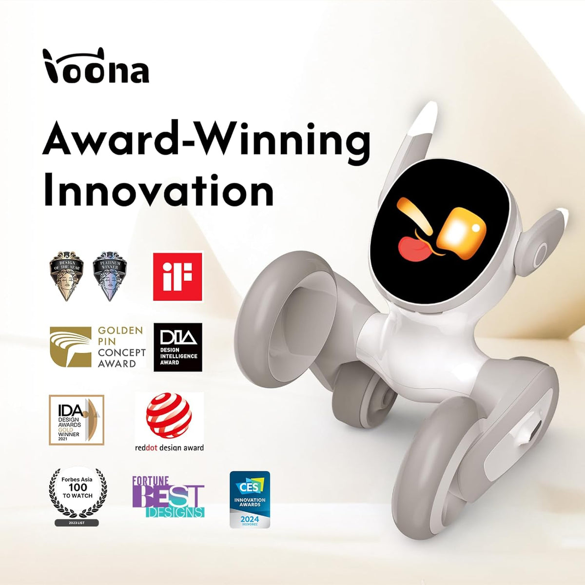 Loona Robot Hund ChatGPT Smart AI Følgesvend KYO04LN01