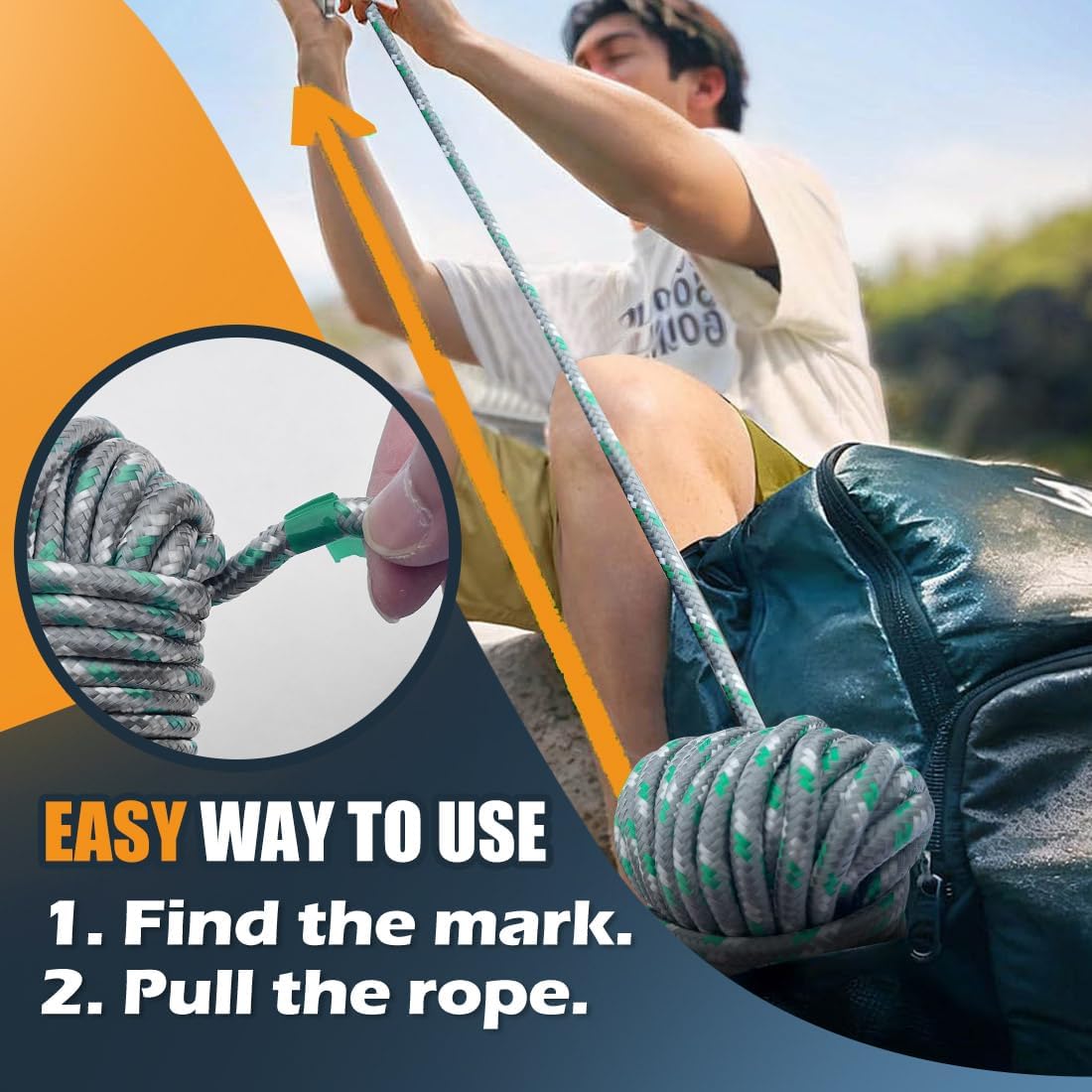 Polyesterreb 1/4" 30,5 m White730