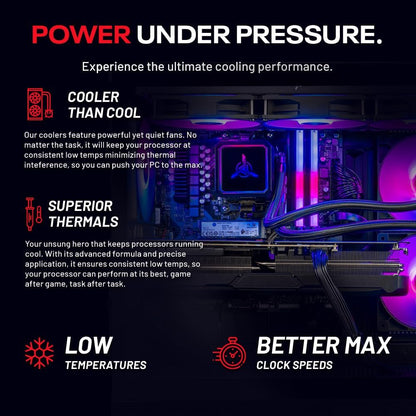 Skytech Azure Gaming PC Ryzen 7 9850X3D RX 9070 XT