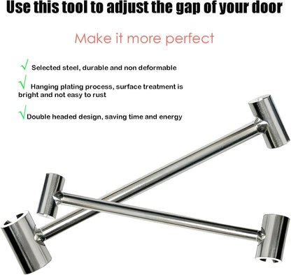 JQHUJNY Dørhængsel Justeringsnøgle US-FSDoor Hinge Tool