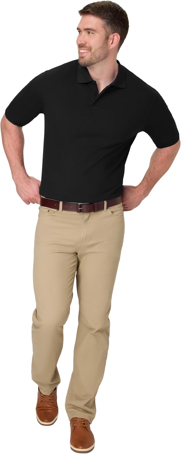 Hanes X-Temp Herre Polo T-shirt O055P
