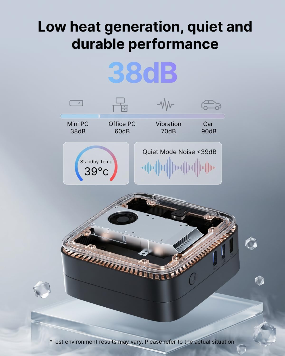 KAMRUI AK1PLUS Mini PC Intel Celeron N5095
