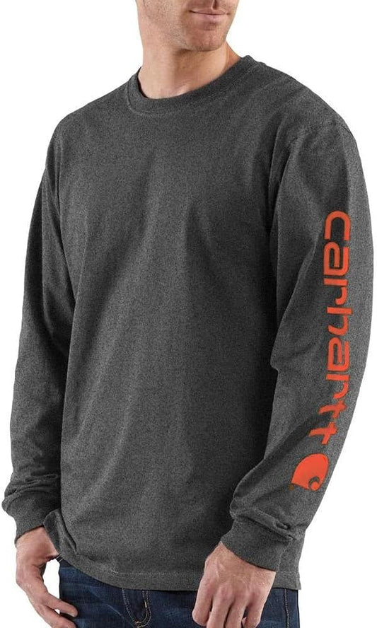Carhartt Herre T-Shirt Dearborn Langærmet Logo K231