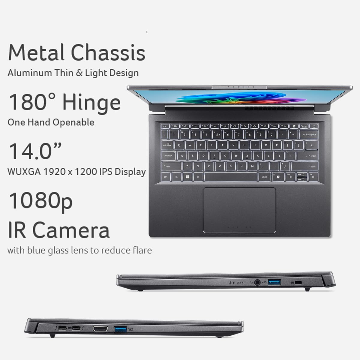 Acer Aspire 14 14" Bærbar Computer Intel Core Ultra 5