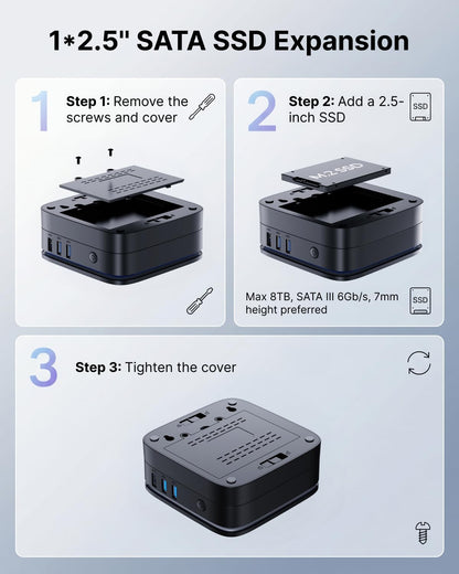 KAMRUI AK1PLUS Mini PC Intel Celeron N5095