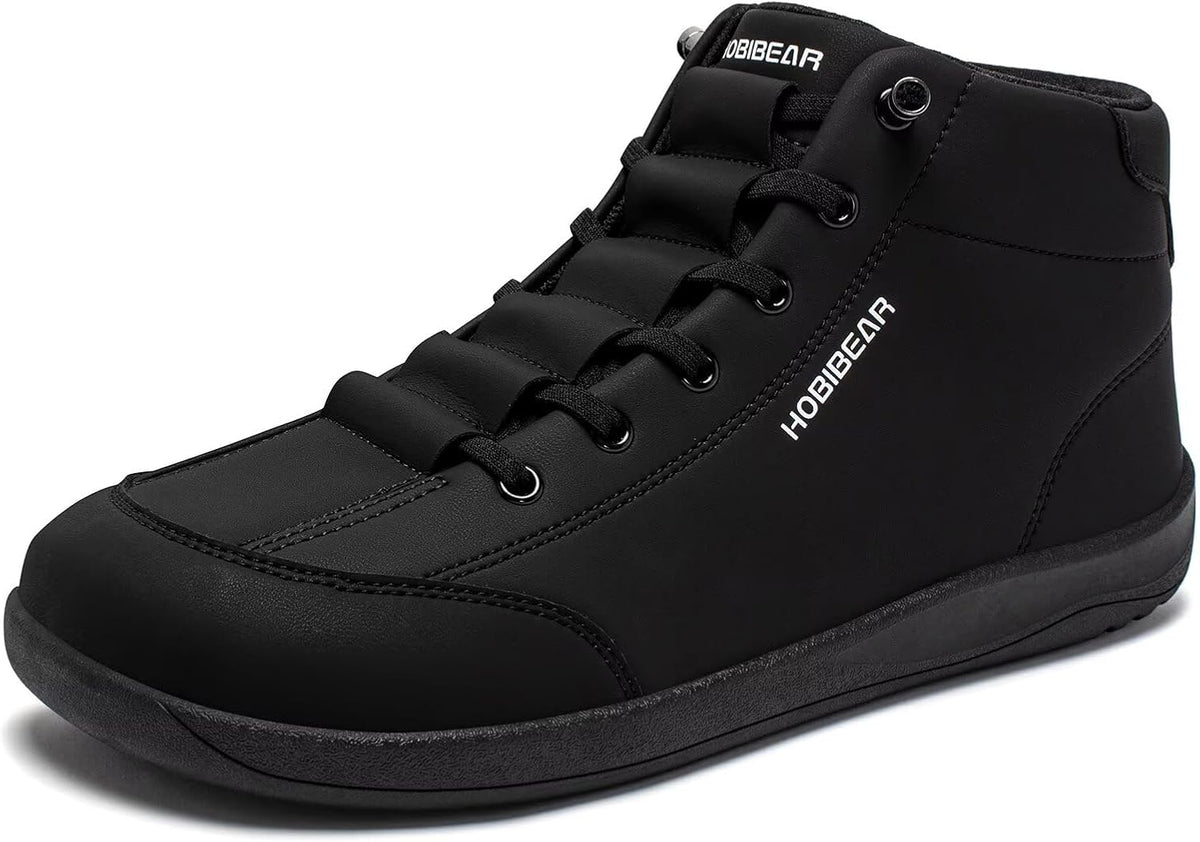 HOBIBEAR Unisex Barfodsstøvler Læder Zero-Drop Bred Pasform