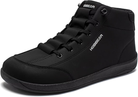 HOBIBEAR Unisex Barfodsstøvler Læder Zero-Drop Bred Pasform